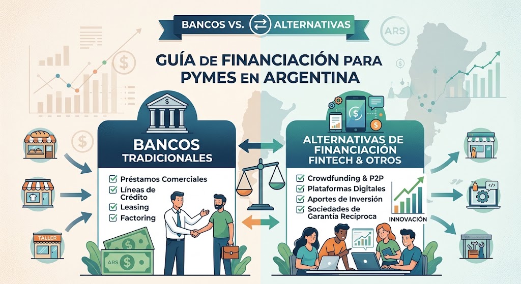 Créditos para pymes en Argentina: compara bancos y alternativas de financiación